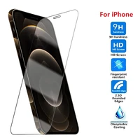 protective tempered glass screen protector on the for iphone 13 12 mini 11 pro max x xs se 2020 8 7 phone screen glass film