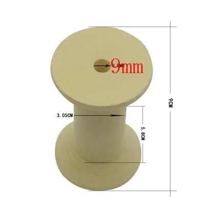 1pcs 1-20 шт Винтажный стиль Empyty деревянные катушки органайзер для шитья лент шпагат деревянные ремесла Инструменты нить проволока - Цвет: 1pcs