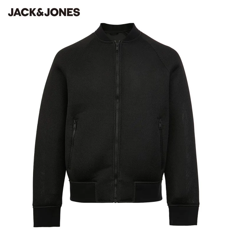 

JackJones Men's Breathable Sporty Baseball Collar Casual Jacket| 220121569