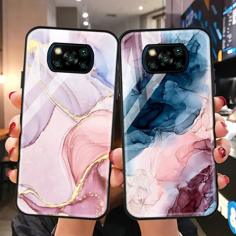 

Poco X3 Pro Case For Xiaomi Poco M3 Pro Case Tempered Glass Cover Xiaomi Mi 10T Pro 11 Lite Ultra Poco F2 Pro X3 NFC F3 F1 Funda