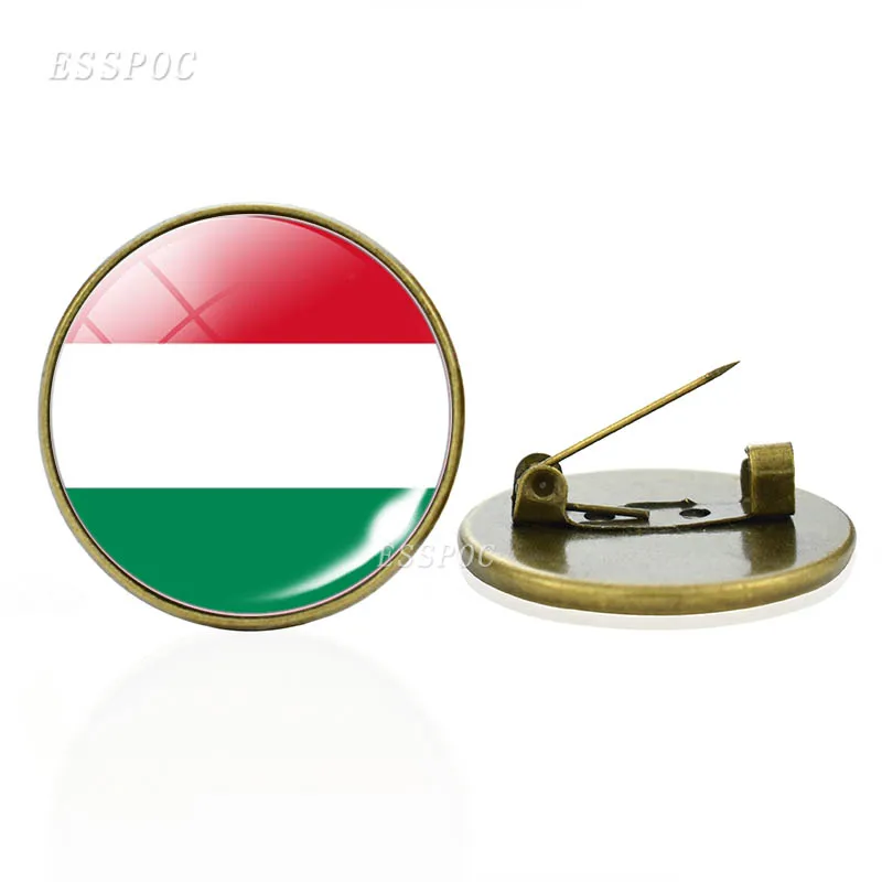 Латунная брошь с Европейским флагом заколка для стран Германии Франции