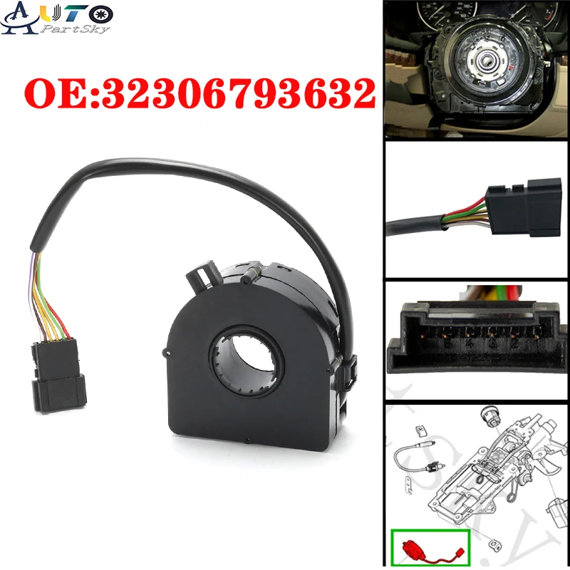Датчик угла поворота руля для BMW E38 E39 E46 E53 E36 Mini Cooper 32306793632 - Цена: 9 162,65 руб.