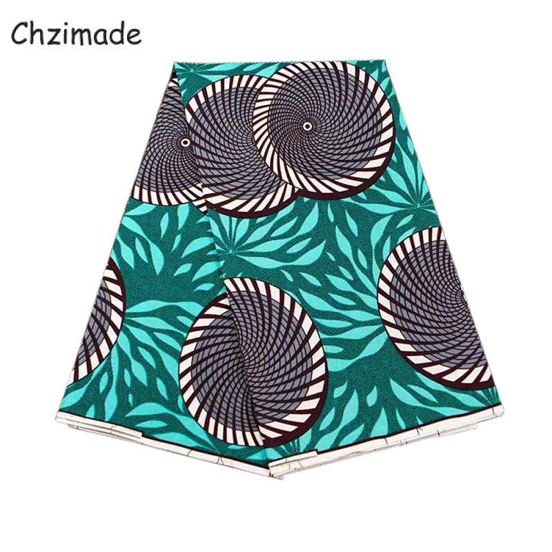 Chzimade 1Yard African Wax Printed Sewing Fabric For Dress Clothes Diy Handmade Crafts | Дом и сад