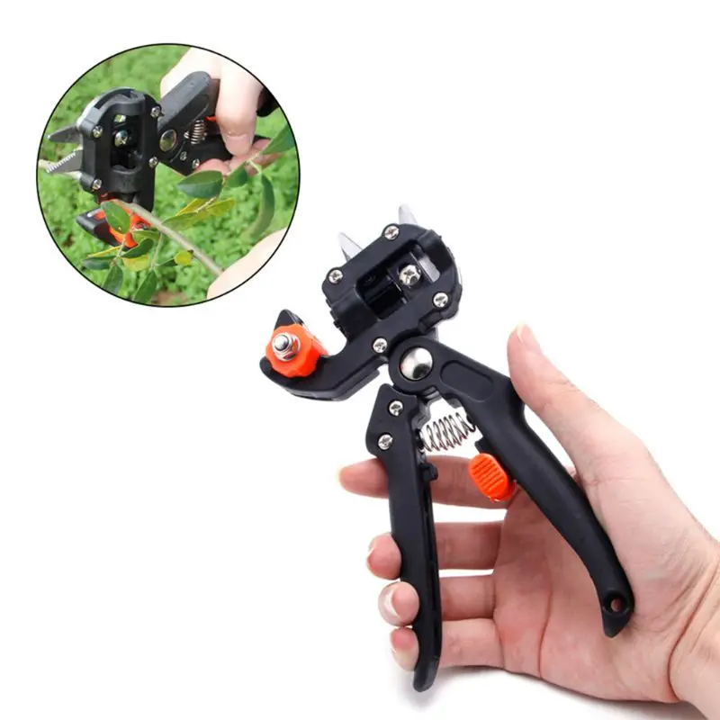 

Garden grafting Tools professional Farming Pruning Shears Fruit Tree Vaccination Secateurs Pruning Cutting Knife with 2pcs F62A