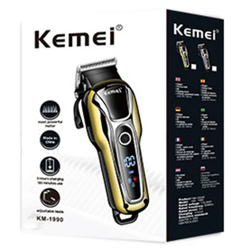 

Original two speed motor professional hair trimmer for men hairdressing kemei hair clipper pro electric hair cutting machine