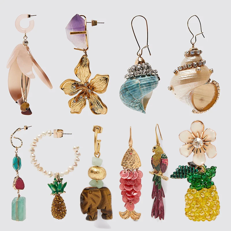 Женские акриловые серьги капли BEREAJOY Bijoux вечерние для выпускного вечера подарки