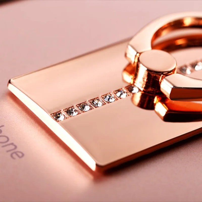 

Luxury Square Finger Ring Mobile Phone Stand Car Holder For IPhone Socket Smart Phone Grip Car Mount Stand For Samsung Xiaomi