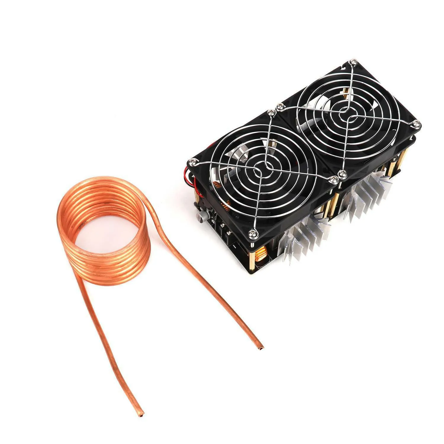 

2000W ZVS Induction Heating Board Module Flyback Driver Heater W/ Coil 50A Module Flyback Driver Heater Dissipation Coil Dual