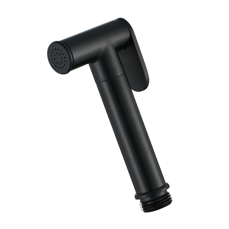 

Black Handheld Bidet Spray Shower Sprayer Set Toilet Faucet Shower Bidet with Hose and Holder Bathroom Accessories Home Improvem