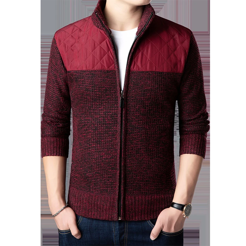 UNIVOS KUNI 2019 мужской модный свитер пальто blusa de frio masculino зимний осенний теплый