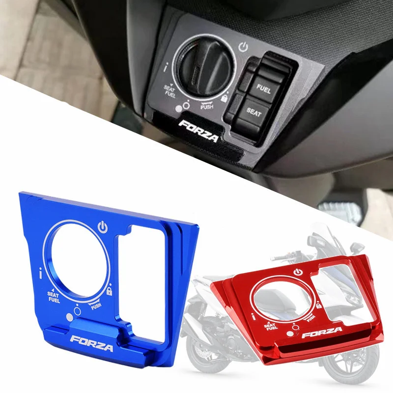 

Motorcycle Modified Switch Lock Cover and Aluminum Alloy Decorative Protective for Honda Forza350 / 300 Nss350