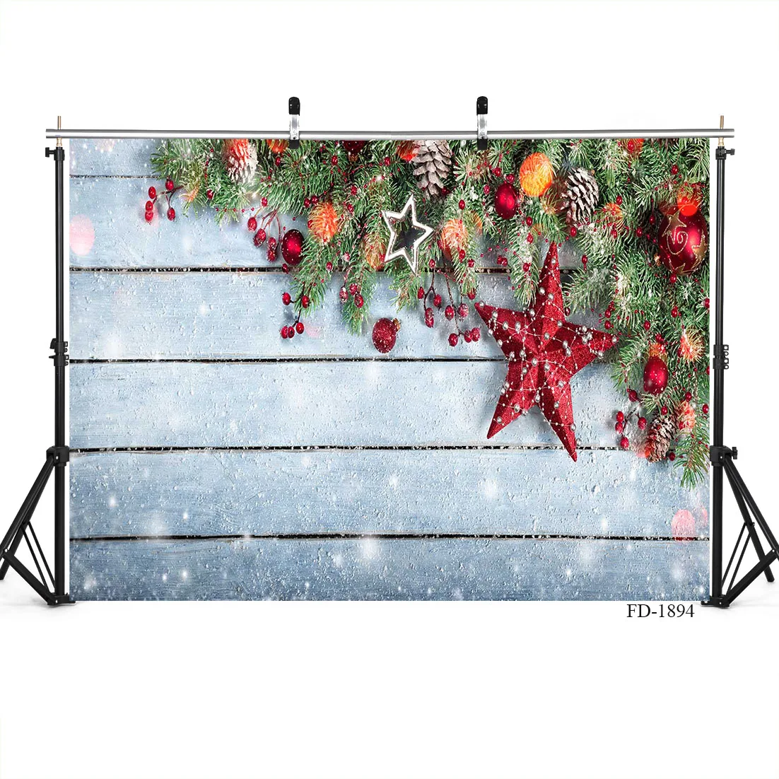 

Christmas Decor Wall Photographic Backgrounds Vinyl Photoshoot Backdrops for Children Baby Family Party Photocall Photo Studio