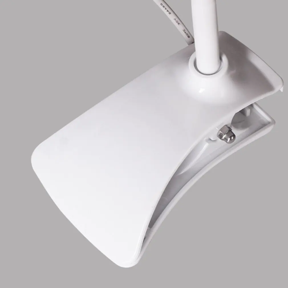 Зажим настольная лампа безопасная диммируемая силикагель Настольная для чтения