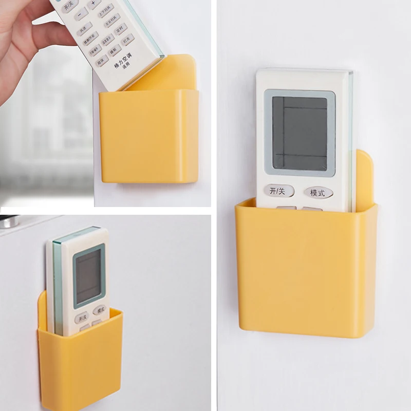 

Round/Square Phone Shelf Wall Mounted ABS Desktop Storage Box 1Pcs Remote Control Storage Box 3.5*8.5*9CM/6*6*2CM