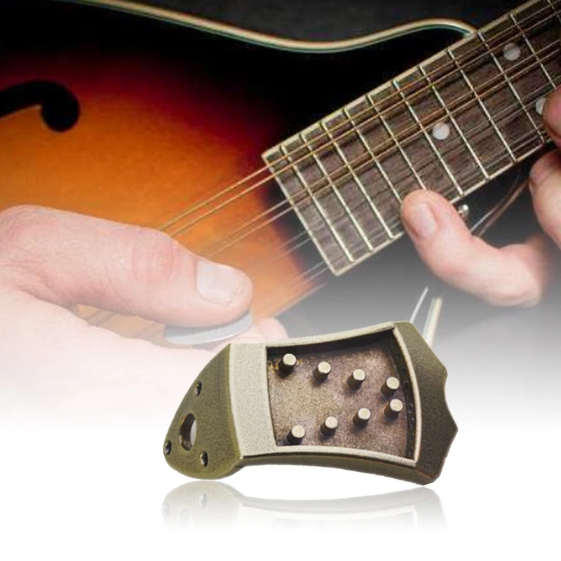 

Triangle 8 String Bow Mandolin Pull String with Tail Screw Screw Zinc Alloy Material Musical Instrument Accessories