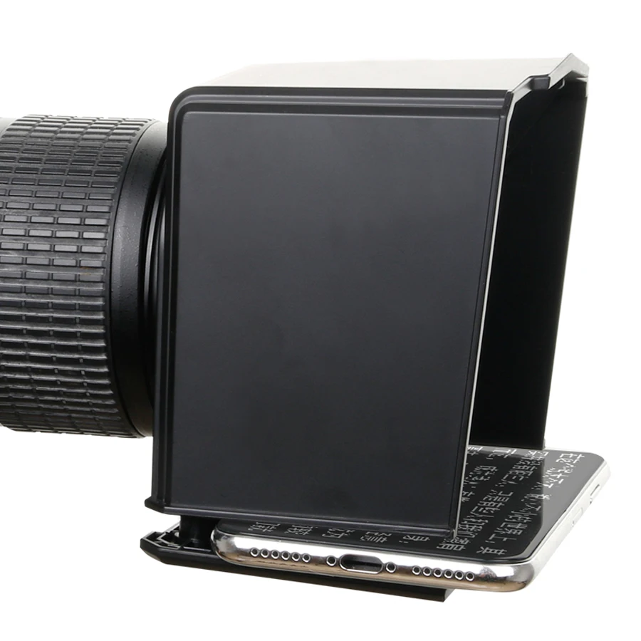 Teleprompter для Xiaomi iPhone samsung huawei телефон для sony Canon Nikon DSLR камера видео интервью телепромптер смартфон