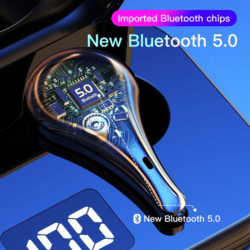 Новинка 2020 Bluetooth наушники CVC8.0 беспроводные с шумоподавлением спортивные