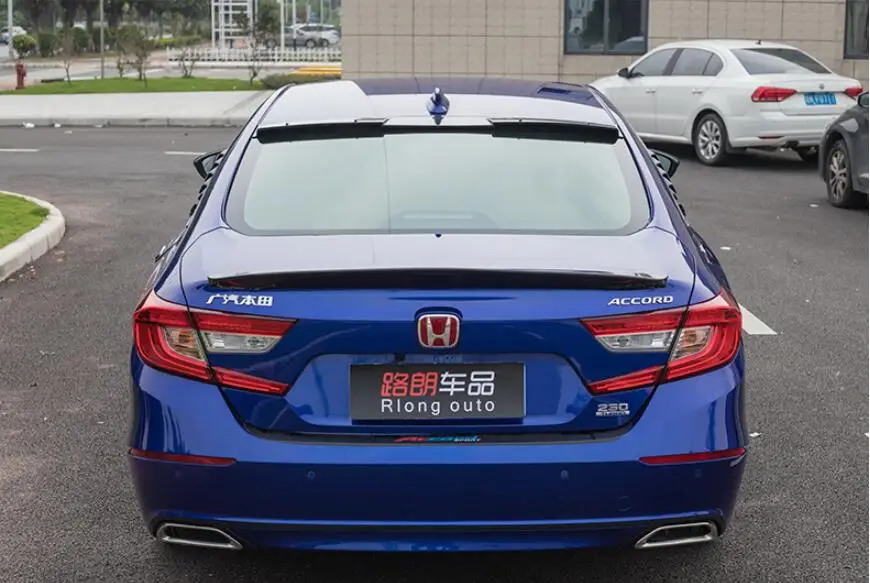Заднее крыло автомобиля из АБС/углеродного волокна для Honda accord 2018 2019 | Автомобили
