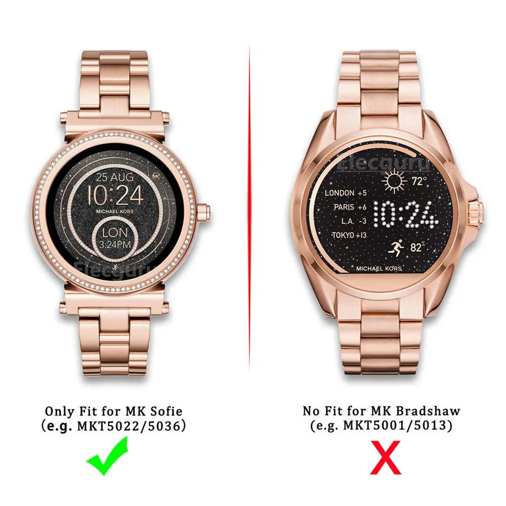 Закаленное стекло для защиты экрана для Майкл Корс доступ Sofie Gen 2 Smartwatch 9H Защита от царапин защитная стеклянная пленка [3 упаковки]