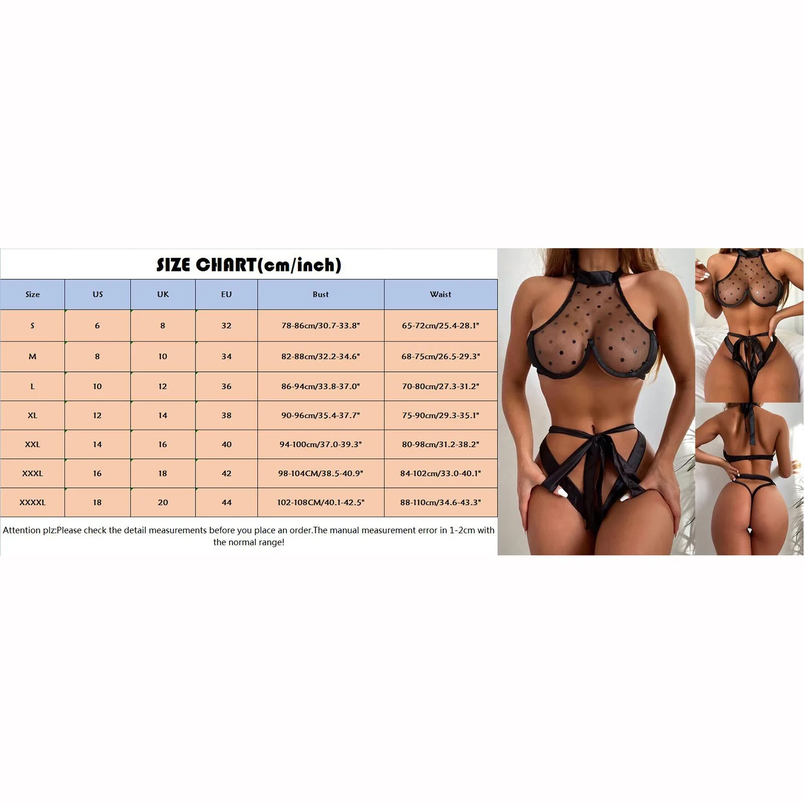 

Dots Embrodiery Lace Lingerie 2 Piece Set Sexy Fashion Love Lace Lingerie Underwear Sleepwear Steel Ring underwear bra Pajamas