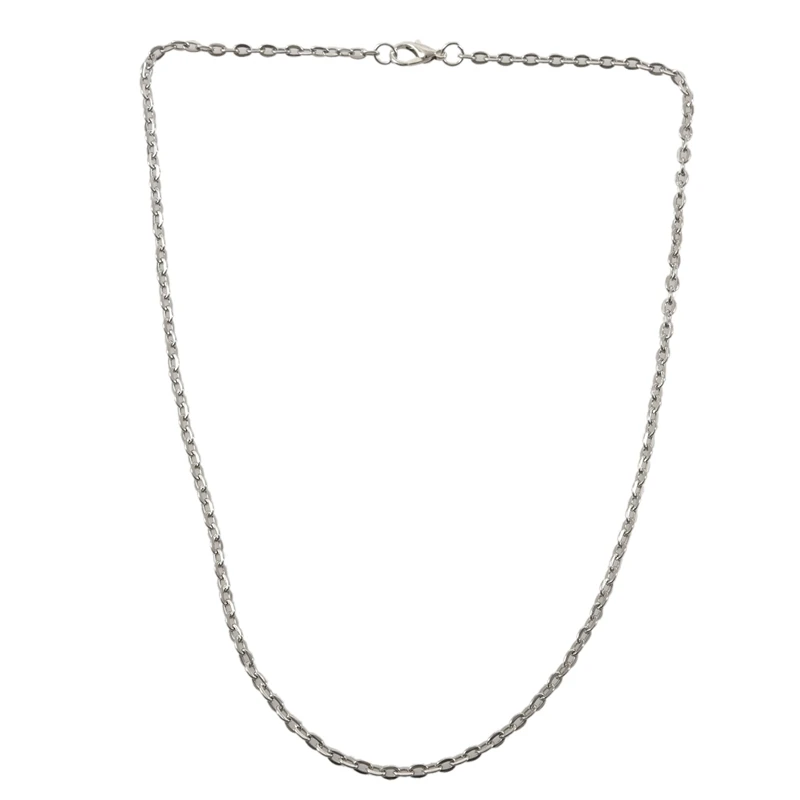 

Jewelry Men's Ladies necklace, stainless steel necklace, silver - width 3mm