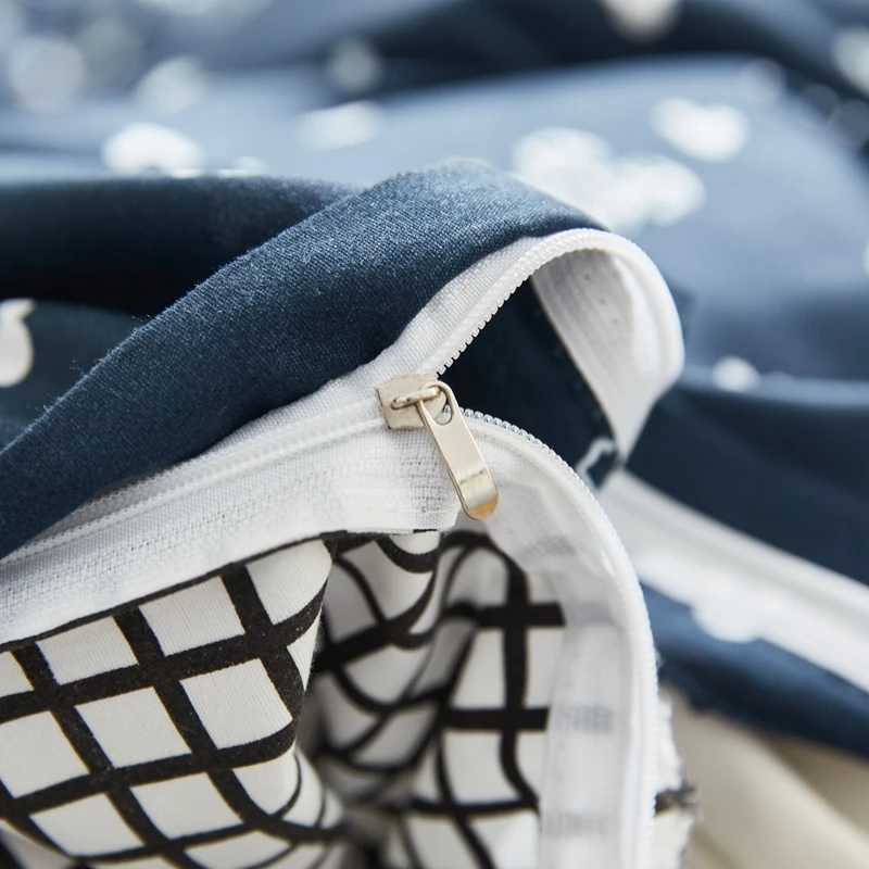 

2021 New Diamond Starry Sky 4pcs Bedding Sets A/B Double Sided Bed Linen Duvet Cover Quilt Cover Bed Sheet Pillowcase Twin Size