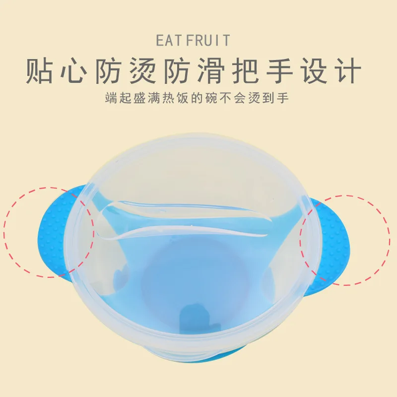 Детская посуда присоска ложка с датчиком температуры детская