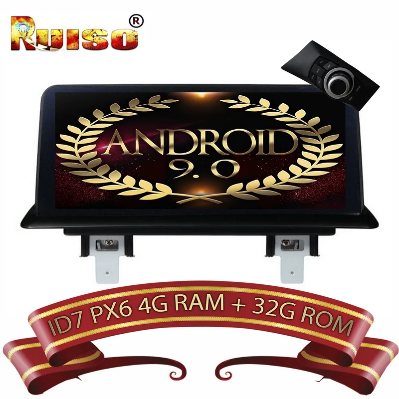 ID7 Android 9 0 для bmw E81 E82 E87 E88 (2005 2012) Автомобильный DVD Плеер аудио Авто Стерео 10 25 'IPS