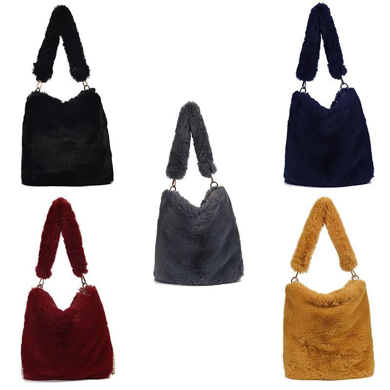 New Women Shoulder Bag Multifunction Autumn and Winter Plush Handbag Phone Coin Card Purse Messenger Female Crossbody | Багаж и сумки