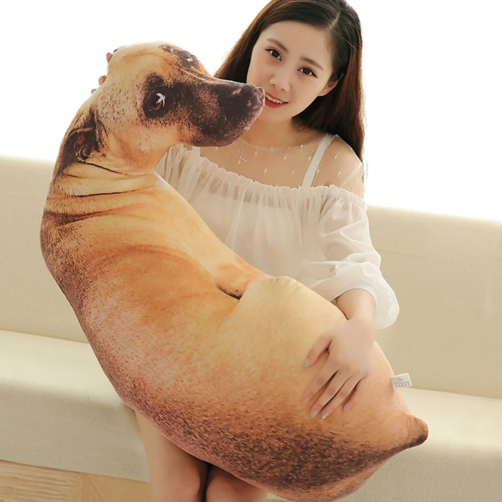 

1PC 3D Simulation Dog Pillow Attractive Pattern Dalmatian Plush Cushion Office Nap Pillow for Girlfriend Valentine Day Gift