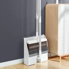 Чистящие метлы домашняя ветрозащитная волшебная метла и пылесборник набор из нержавеющей стали Вертикальная выдвижная щетка для чистки пола