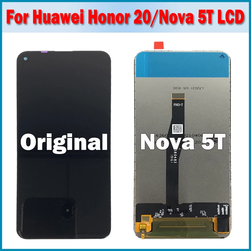 Оригинальный сенсорный ЖК-дисплей 6 26 дюйма с рамкой для Huawei Honor 20 телефона L61A L61D