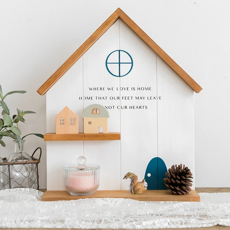 Деревянный настенный крючок настенное украшение для гостиной полка дырокол