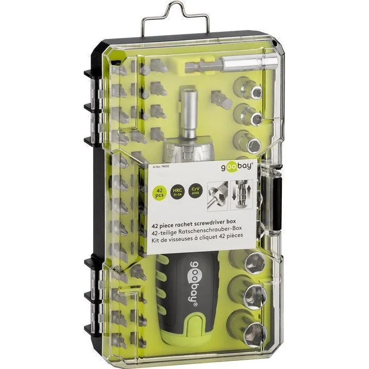 Screwdrive With 39 tips and Accessories In Cash Box 74002 | Дом и сад
