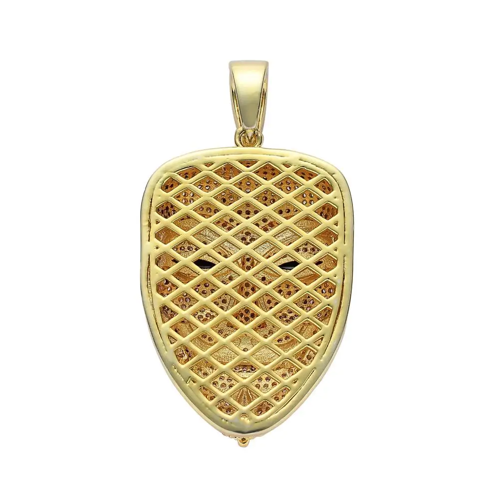 Американский фильм V для вендетты персонаж маска голова циркон кулон ожерелье