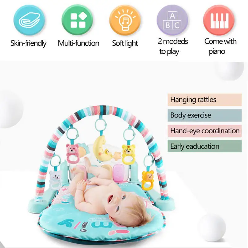игровой коврик для детей игрушки новорожденных детский развивающий игрушка