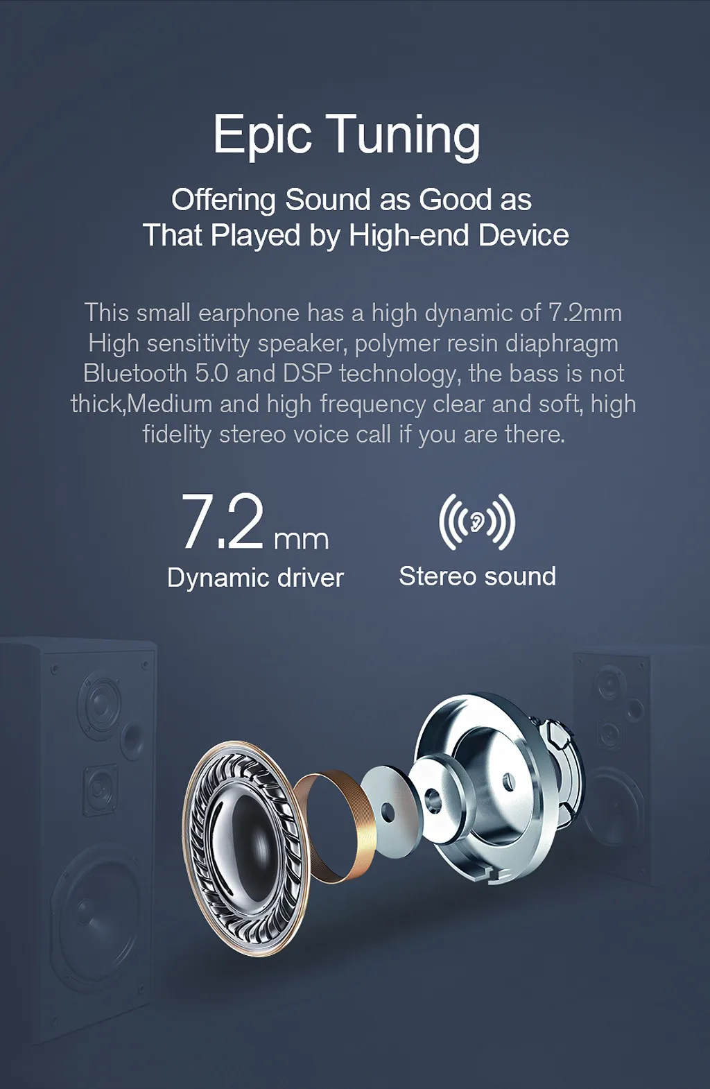 CARPRIE Bluetooth 5 0 наушники TWS Mini Stealth Беспроводная Спортивная гарнитура стерео Handsfree