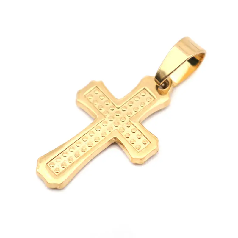 Подвески в виде креста из нержавеющей стали золотые подвески сердечек и точек