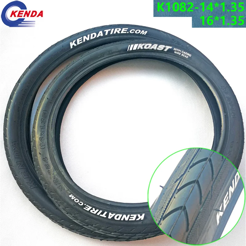 Велосипедная шина Kenda K1082 K1085 внешняя 14*1 35/16*1 35 детский складной велосипед 16*1-3/8 20*1