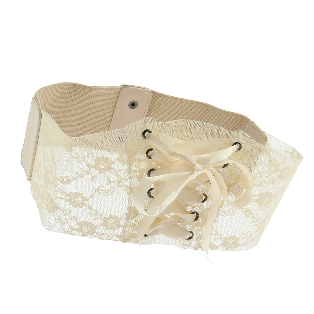 Женский эластичный корсет моделирующий пояс-корсет прозрачный кружевной пояс |