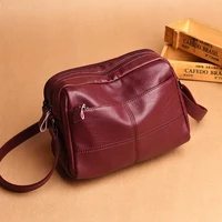 high quality sheepskin leather shoulder crossbody bag womens genuine leather handbags women messenger bags lady