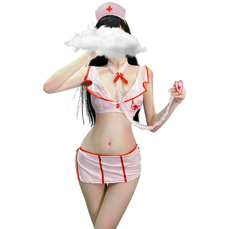 

Nurse Costumes Sexy Lingerie Women Underwear Chemises Role Play Erotic Uniform Temptation Cosplay Outfit