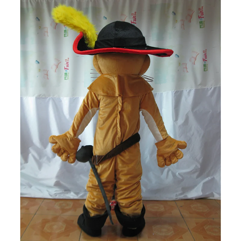 

New Cat In Boots Mascot Costume furry Suits Cosplay Party Game Dress Outfits Advertising Promotion Halloween Xmas Easter Adults
