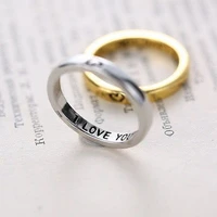 fashion couple love heart rings for lover women finger wedding anniversary party jewelry silver color girlfriend gifts anillo
