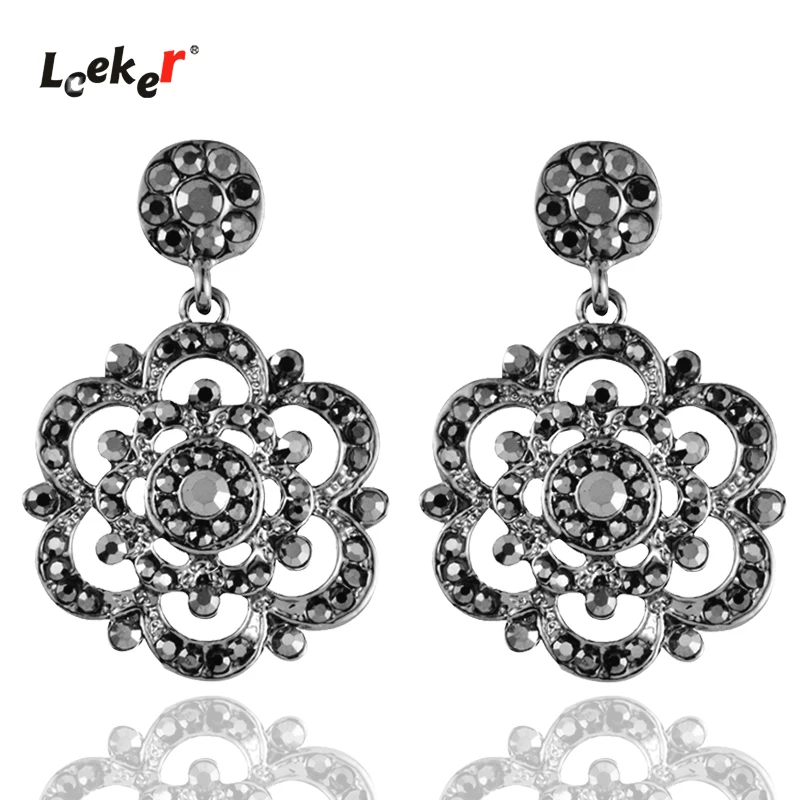 LEEKER Двойные цепи половина Снежинка чокер ожерелье Желтая роза Золото Серебро