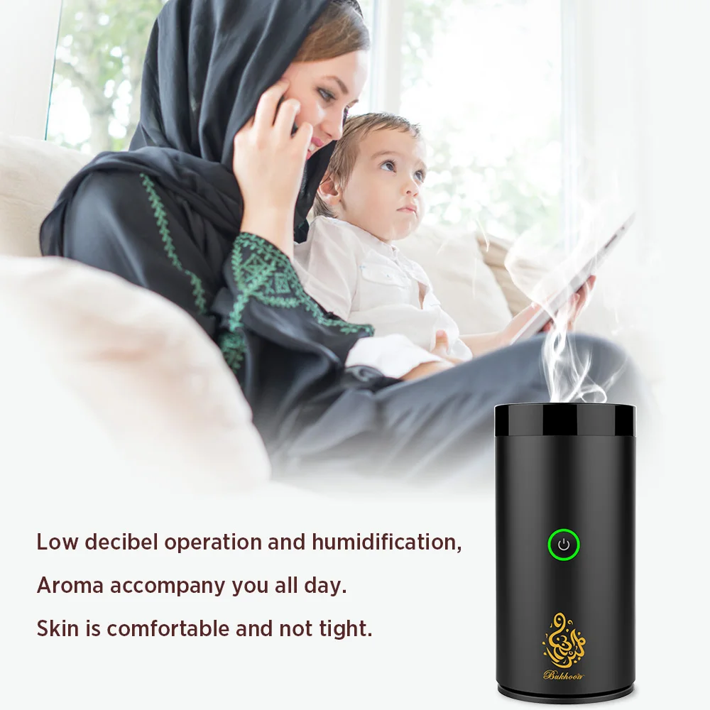 

2020 New Arrival Arabic USB Portable Electronic Car Incense Burner Mini USB Aromatherapy Diffuser Electronic Bakhoor Burner