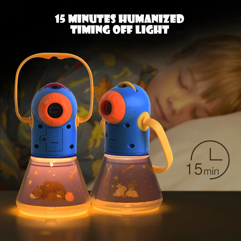 Многофункциональный Детский проектор со звездами/ночник сказочный проекционный