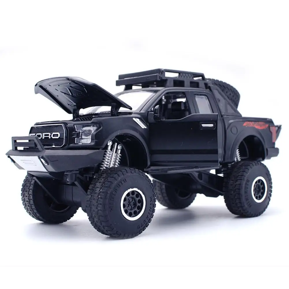 Детские игрушки 1:32 модель из сплава игрушка автомобиль для Ford F150 Raptor звук и свет и скользящая игрушка для детей