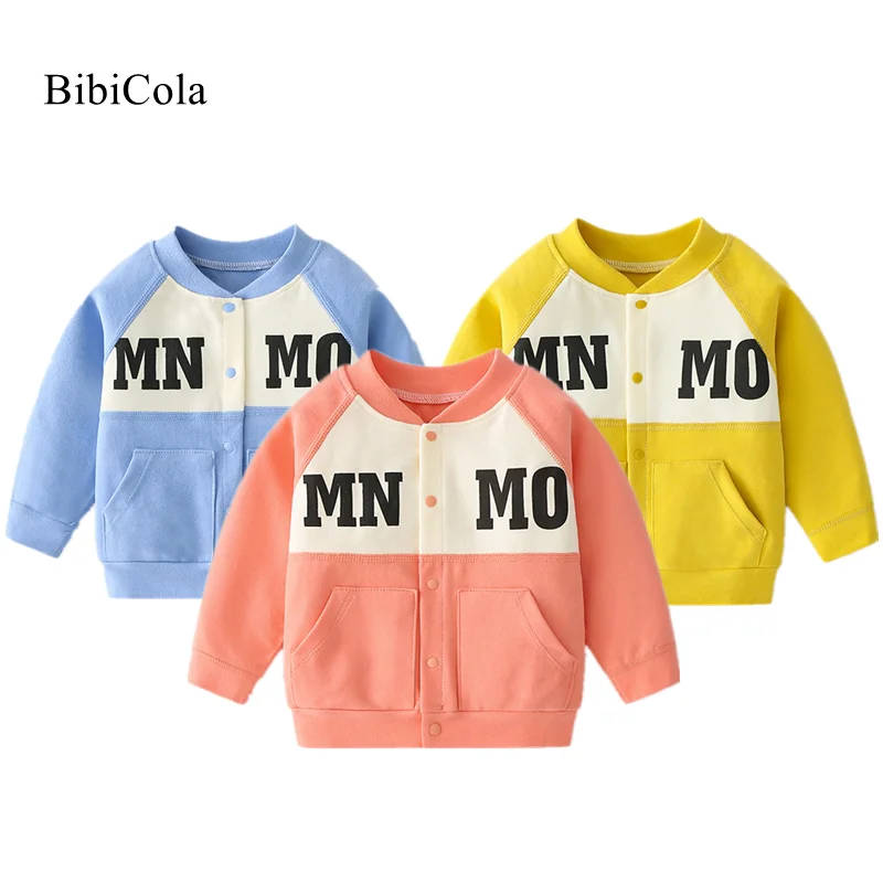 

Letter Fleece Kids Jackets For Boys Toddler Baby Grils Outwear Boy Zipper Winter Thick Warm Children Coats Baby Clothing Jacket