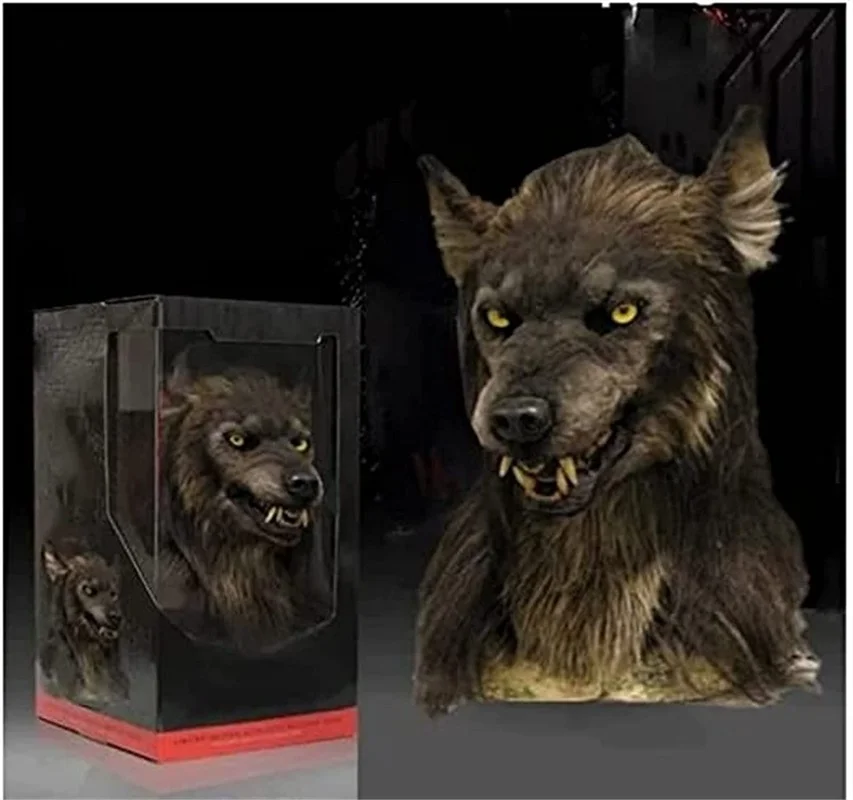 Головной убор из латекса для Хэллоуина голова верблюда страшная модель